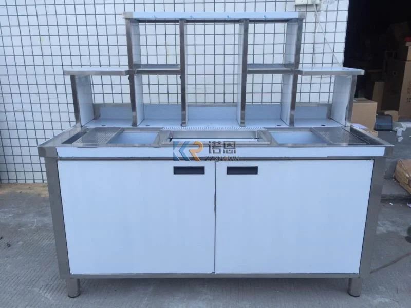 Коммерческий 2-метровый бар для воды с охлаждением + морозильная камера Бар для чая с молоком Холодильник Барная стойка для воды Счетчик с морозильной камерой