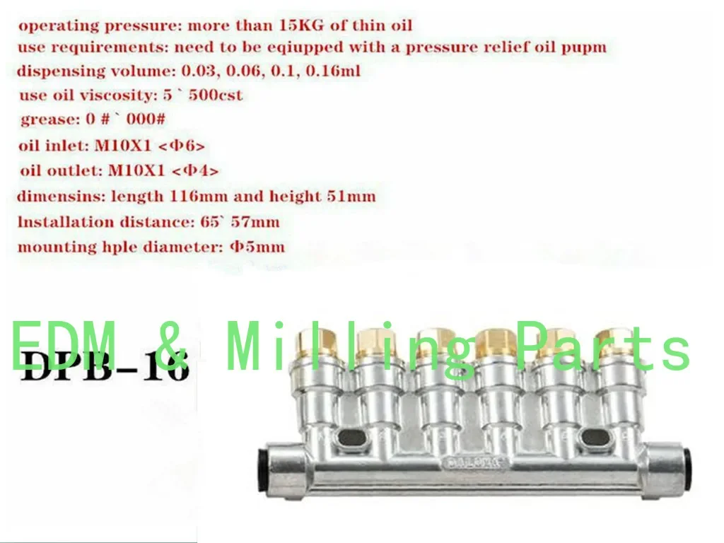 DALOMA المكبس المكبس العمل الحجمي النفط التصنيع باستخدام الحاسب الآلي Showa DPB-12 ~ DBP-110 0.03 0.06 0.1 0.16 مللي اختياري