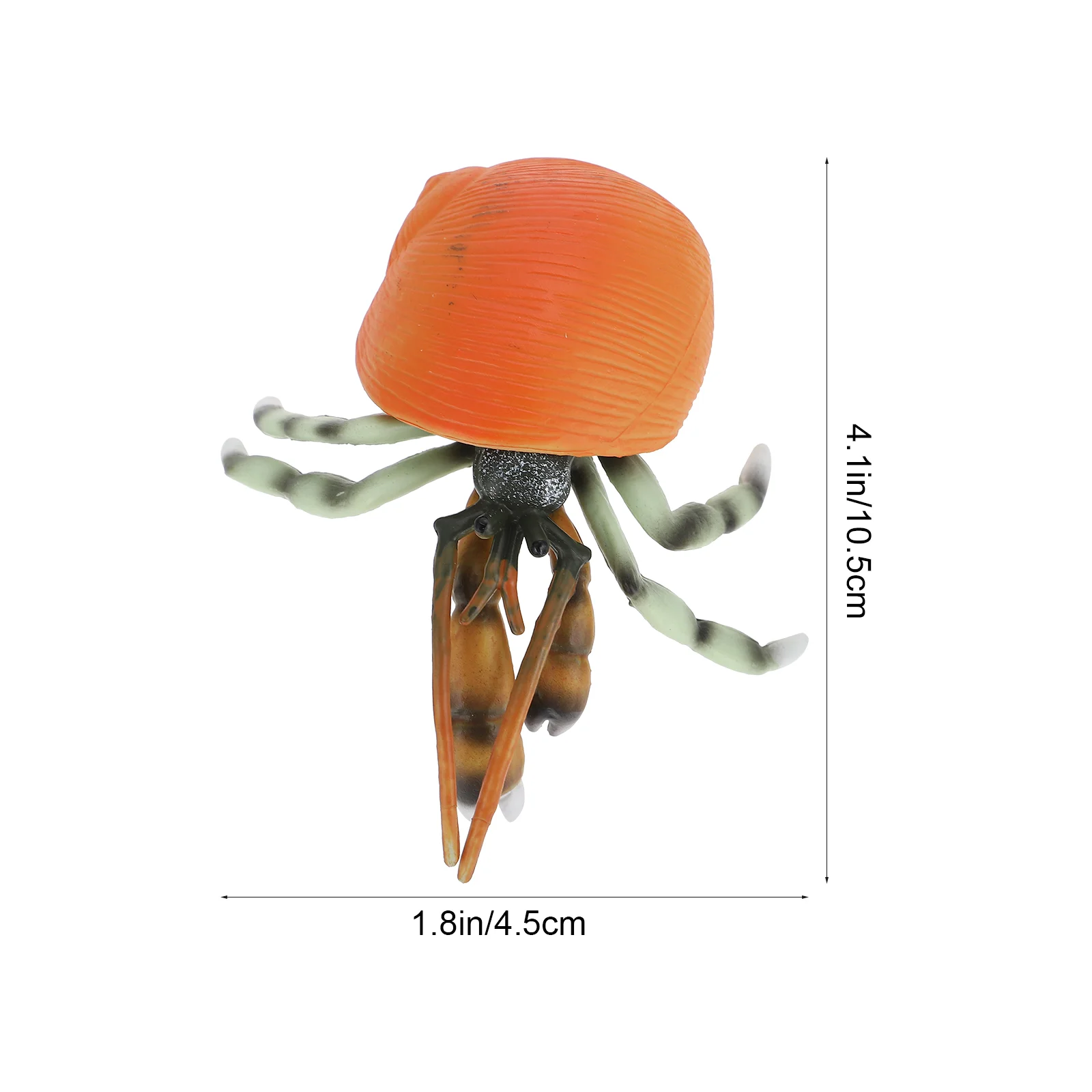 Hermit Crab Toy Statue Nautilus Model Toys Models PVC Realistic Artificial Child Children’s