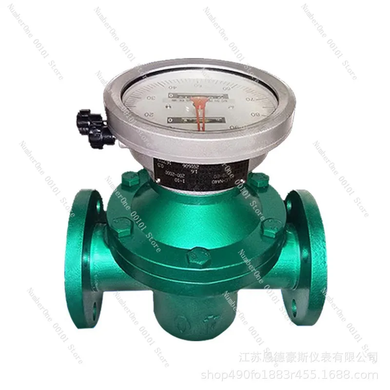 Stainless Steel Elliptical Gear Flow Meter, High Temp & High Viscosity Type For Diesel Heavy Oil Measurement