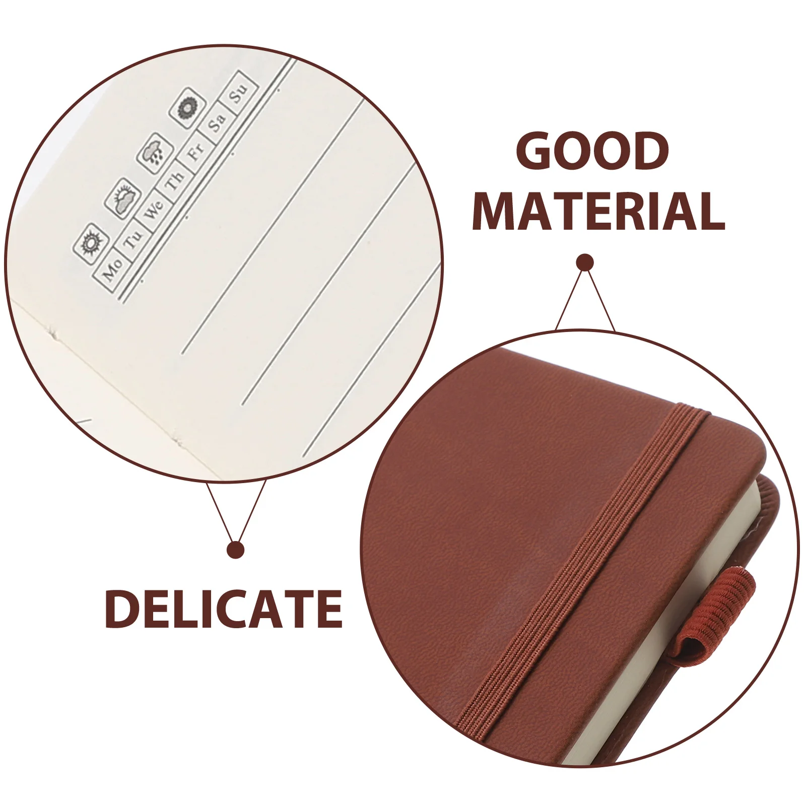 Caderno forrado portátil escritório negócios conferência bloco de notas suprimentos pequeno planejador de negócios tamanho de bolso bloco de notas uso duradouro