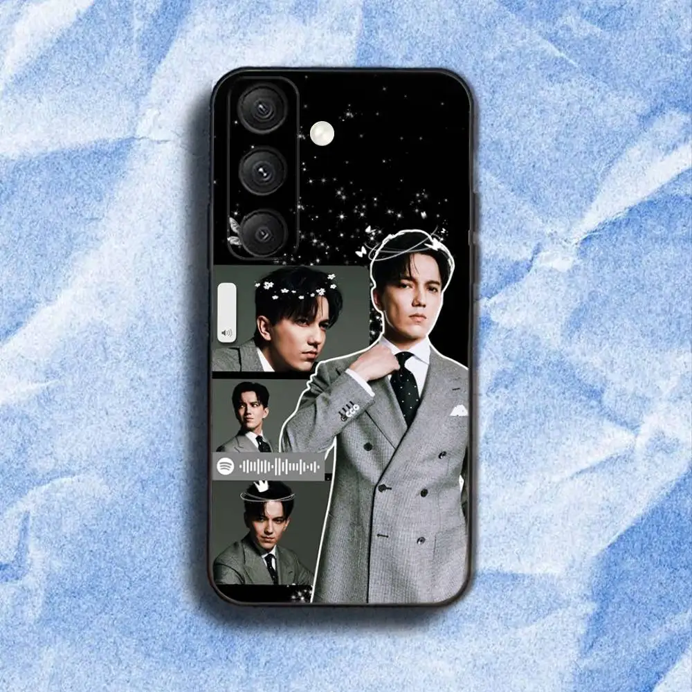 D-DimashS QudaibergenS Funda de teléfono para Samsung S 25,24,23,22,30,21,10,9,Ultra,Plus,Lite,FE,4,5G Funda blanda negra