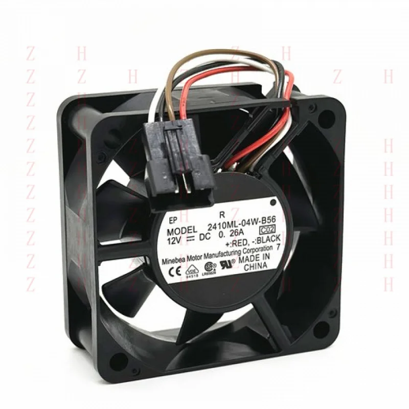 XXZ for  NMB 2410ML-04W-B56 C02 12V 0.26A 6025 4-PIN Sharp 3511 copier cooling fan