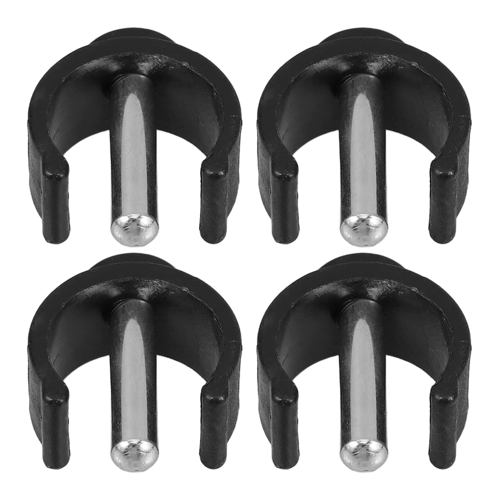 4Pcs Bathroom Bench Latch Clamp Adjustable C-Shape Pin Buckle for 22Mm Tubes Walker Crutch Canes Accessories Canes Hand Grips