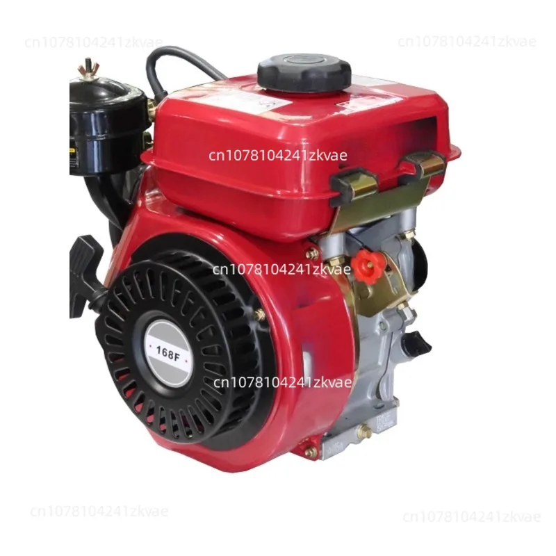 168F Threshing Machine Agricultural Micro-Tiller Pumping Oil Pump Generator Head High-Power Air-Cooled Diesel Engine Oil Tank