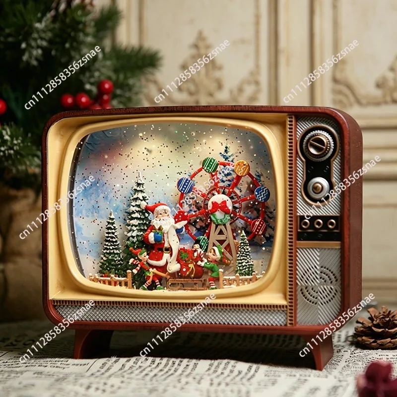 Christmas gift, retro nostalgic object ornament, TV ornament, crew prop, souvenir gift