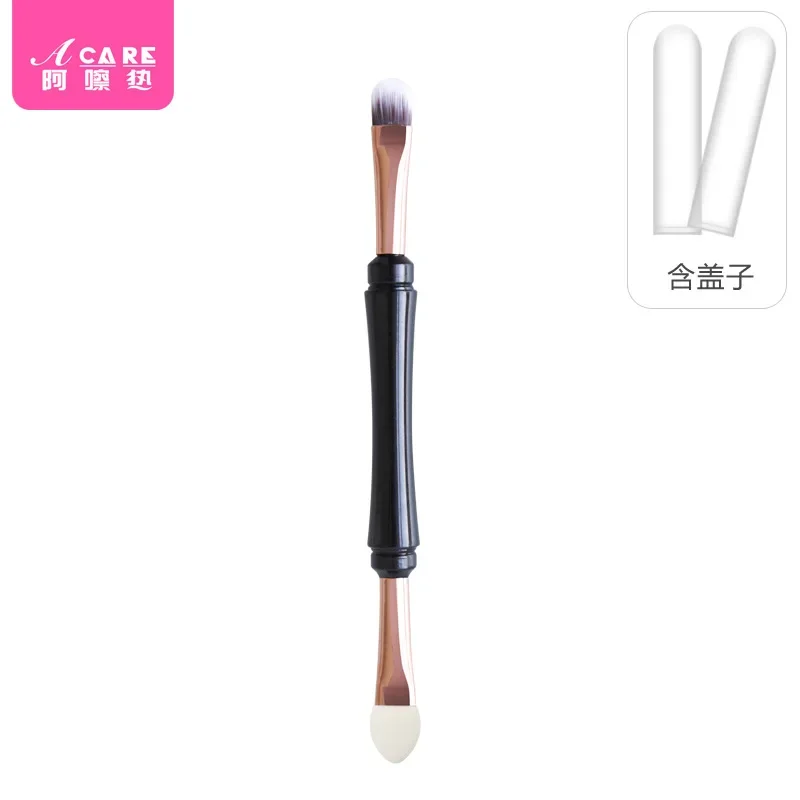 Dx01/pinceau ombre à barrage/double tête/brosse A1PQ5-Eyebrow biseau eyeblogugpowder pinceau maquillage legiash double usage outil portable F