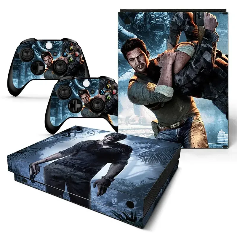 9 colors Uncharted 4 limited desgins New designs Ideal Design Vinyl Console Skin Sticker for Xbox One X