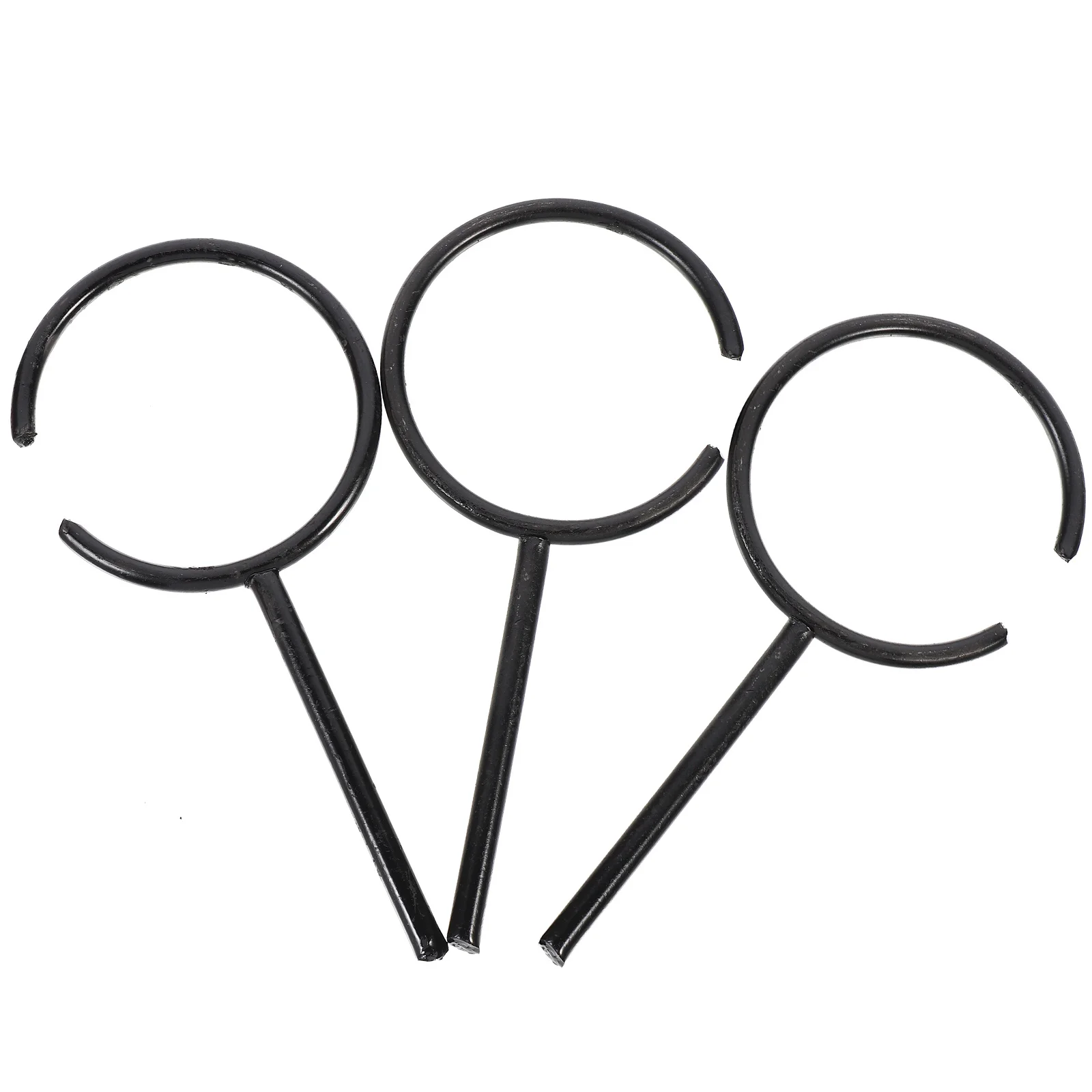 

3Pcs Iron Strong Retort Clamp Laboratory Support Stand Experiment Equipment Retort Clamp Laboratory Supplies