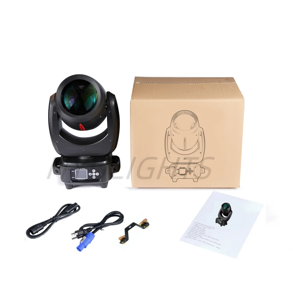 LED 180W Moving Head Light mit Beam-, Spot- und Zoom-Funktion, 24 rotierenden Prismen, 14 Gobos, 11-Farben- und 7-Farben-Rad, 6-Discharge-Linse für DJ-Bühnenbeleuchtung – Detail 8