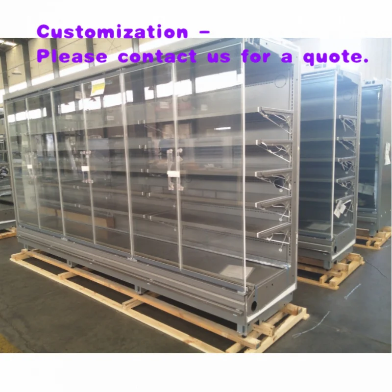 custom.European Style Frame Open Chiller Nice Looking-Cooled Refrigeration Equipment