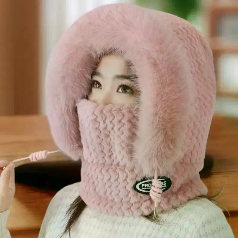 بسيطة بلون الدراجات يندبروف قبعة سميكة الرقبة أدفأ الأذن حماية قبعة الدفء يندبروف الشتاء قبعة وشاح مجموعة #4