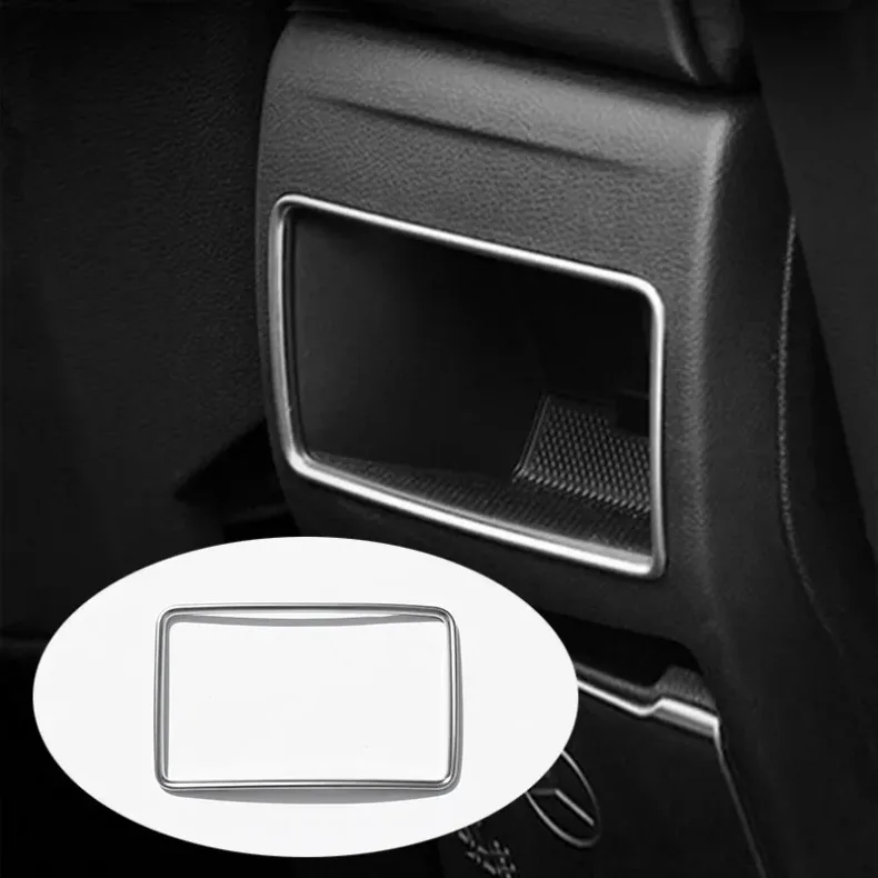 Lüftungsgitterrahmen für die hintere Reihe, Zierleiste für den hinteren Luftauslass, Aufkleber für Mercedes Benz A B GLA CLA Klasse C117 W117 W176 W246 – Detail 1