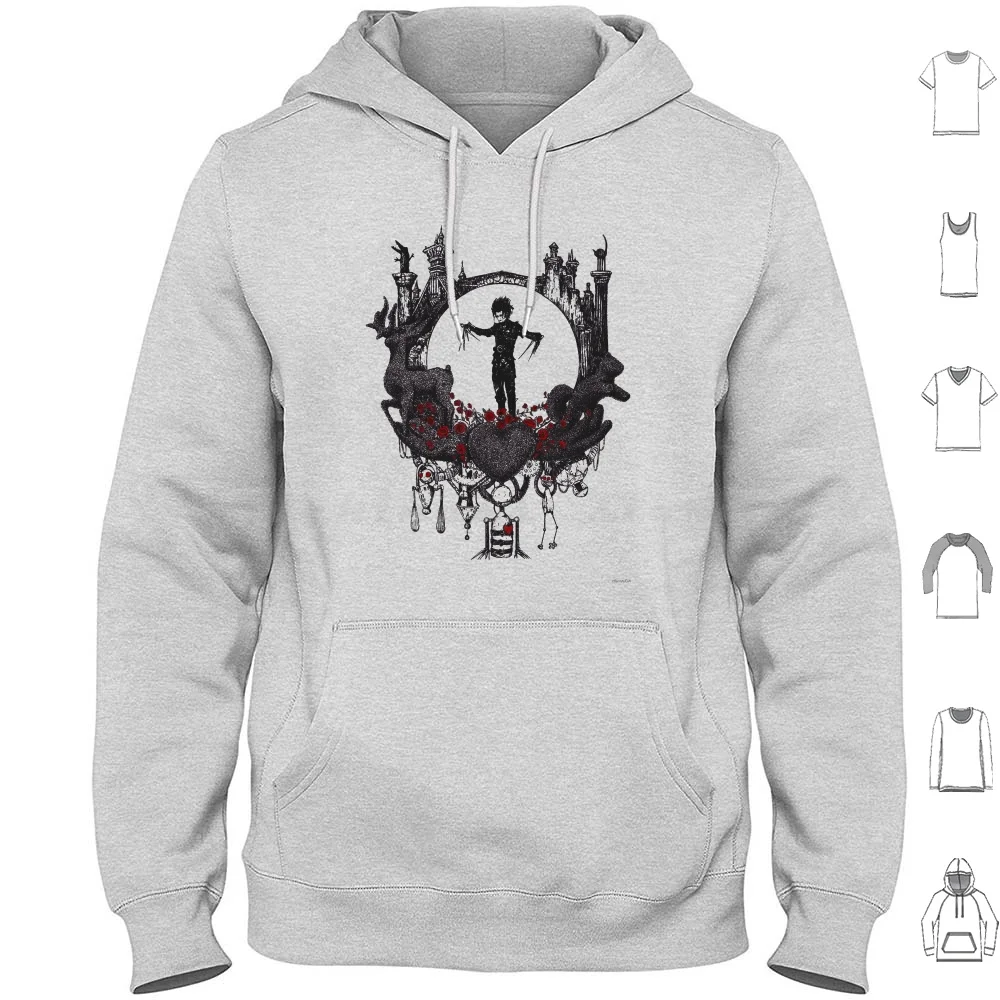 Ice Dance Hoodies Long Sleeve Edward Scissorhands