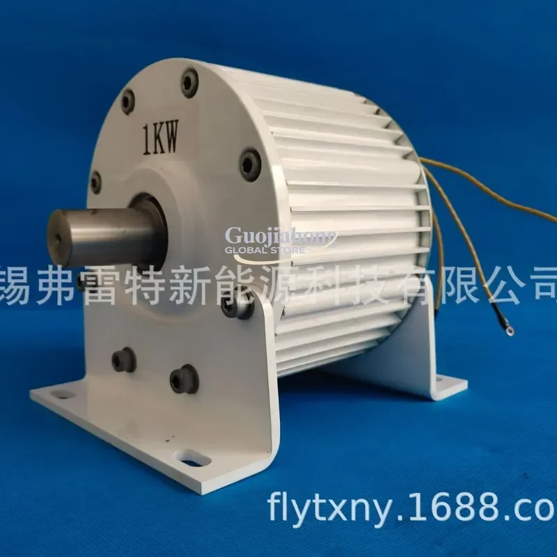 2026 Hot Wind Hydraulic Generator 1KW Three-Phase AC Synchronous Motor L-Type Permanent Magnet Generator