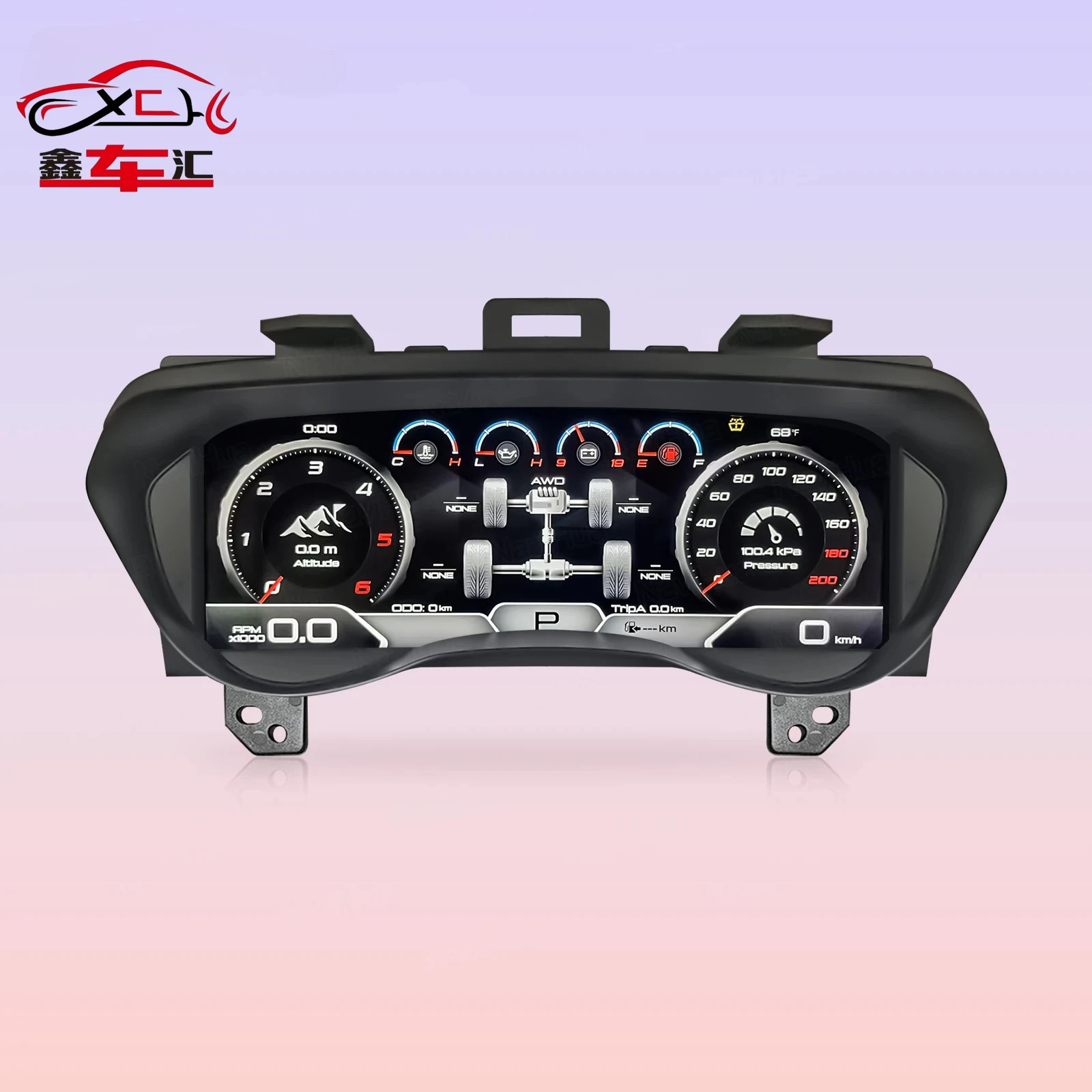 

Navihua for Ford Ranger/ Everest 2016-2020 Car Upgrade LCD Dashboard Auto Speedometer Linux System Car Digital Cluster Odometer