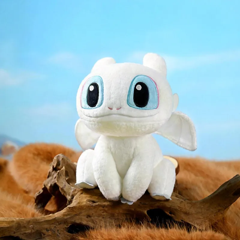 Authentic Dragon Taming Master Cute Toothless  Light Shadow Plush Doll Soft Plush Stuffed Animal Doll Collectible Birthday Gift