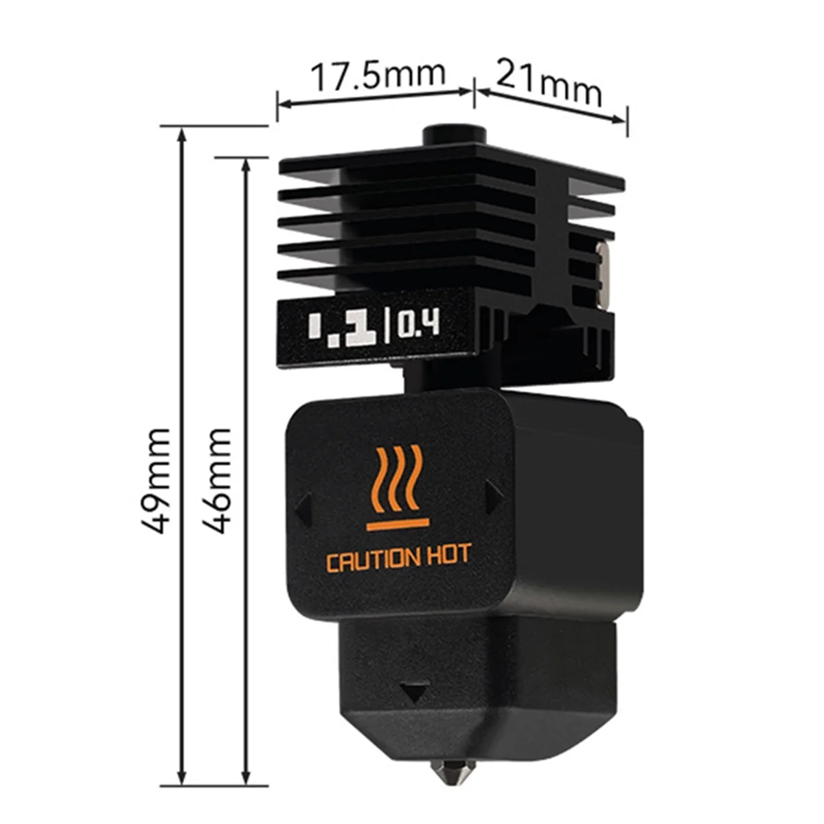 A20M لمجموعة H2D Hotend تصميم مبادلة سريعة 0.6 مللي متر فوهات لملحقات الطابعة ثلاثية الأبعاد من سلسلة A1