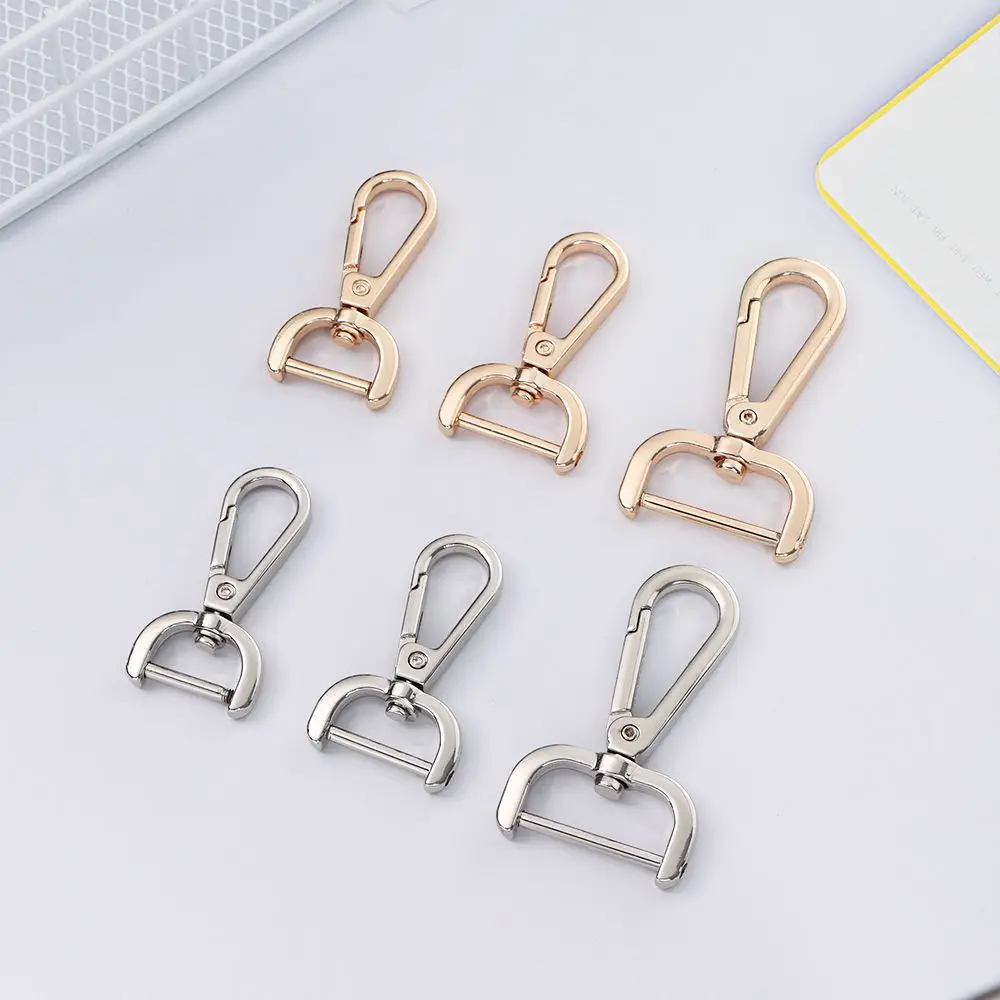 1Pcs Metal Detachable Snap Hook Lobster Clasp Screw Leather Craft Strap Bags Buckle Belt Handle Hardware Bag Part Accessories