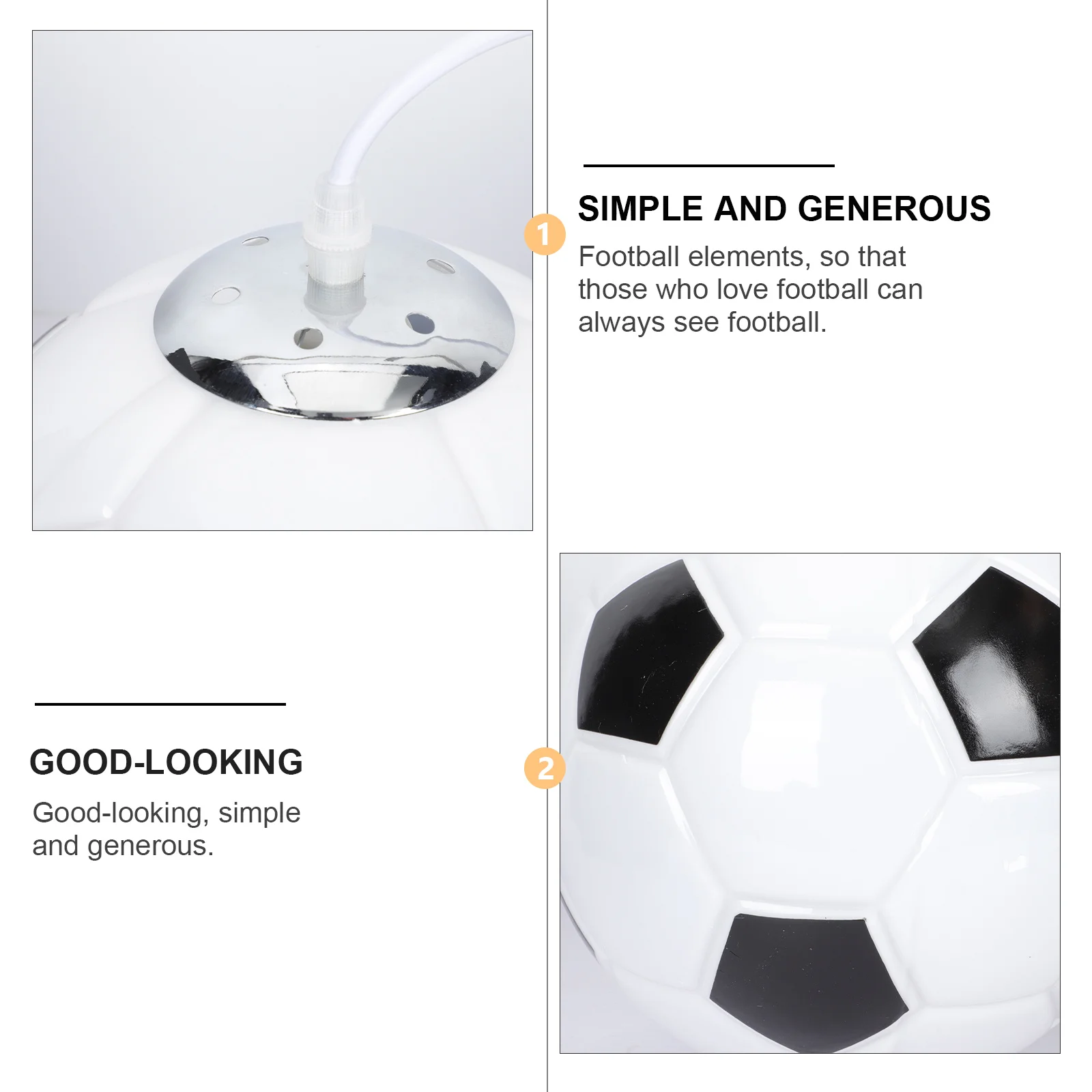 

Football Ceiling Lights Clothing Store Lamp Glass Pendant Lighting Chandelier Fixture Dining Room Shape