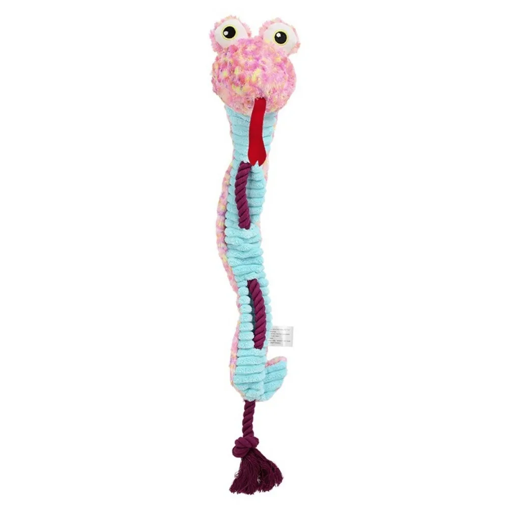 

Soft Squeaky Dog Chew Durable Squeaky Rope Stuffed Crocodile Crocodile /Snake /Frog Warm Chew Chew Proof Dog Small Dogs