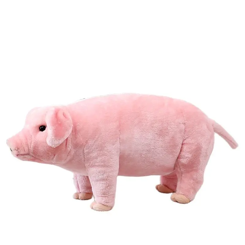 

2023 New Kawaii Simulated Plush Pig Seat Animal Toys Soft Pillow Super Sofa Cartoon Stuffed Dolls Kids Birthday Gift Party Decor