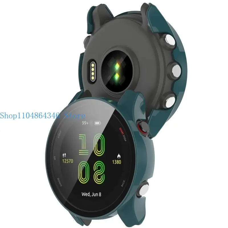 652F Protector for GarminForerunner 255 Watch Cover Tempered Film One-piece for Sh