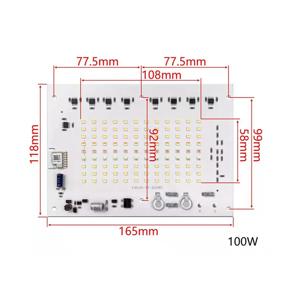 Led Lamp Chips 220V Smd Lamp 2835 Smart Ic Led Licht Ingang 30W 50W 100W Voor outdoor Schijnwerper