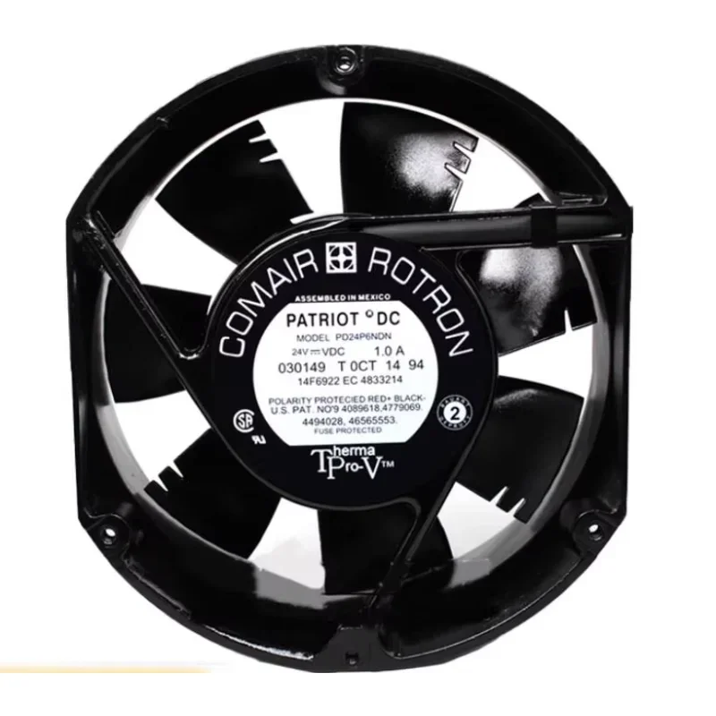 

COMAIR R0TRON PD24P6NDN DC 24V 1.0A 172x150x51mm Server Cooling Fan