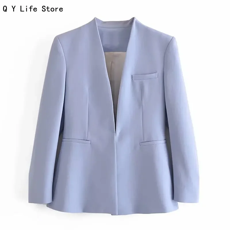 Lady Jackets Multi-color Solid Color Slim-fitting Simple Casual Blazer Suit Jacket Formal Female Fashion Coat