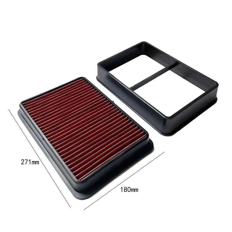 Ersatz-Luftfilter mit hohem Durchfluss für Kaltlufteinlass, passend für MITSUBISHI LANCER OUTLANDER ASX für OEM 1500A023 1500A086 1500A190 – Detail 1