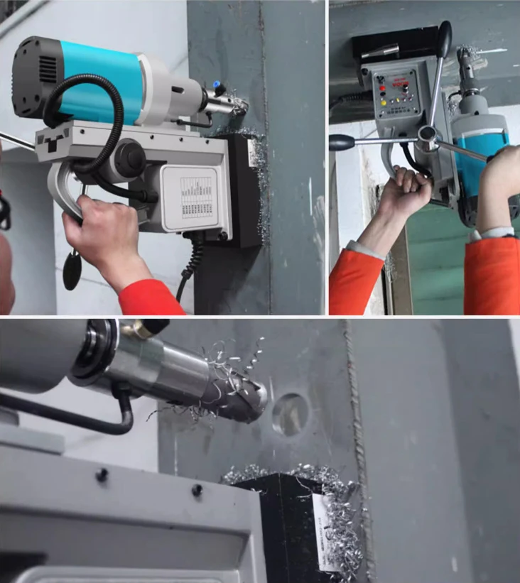 Trapano magnetico portatile con potenza per trapano magnetico da 28 mm