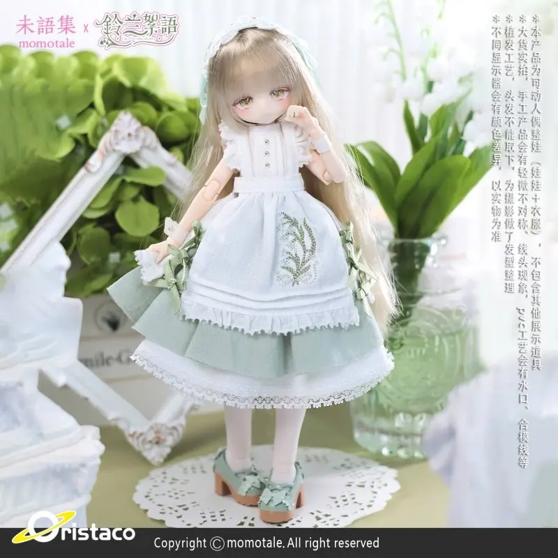 

Momotale MJD Articulated Doll 8 Points Lily Of The Valley Cute Girl Collectible Action Figure Desktop Ornament Gift For Girls