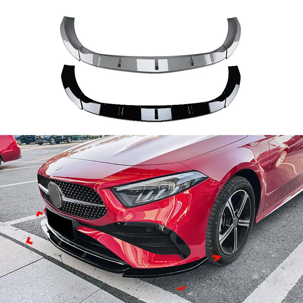 

Front Bumper Lip Spoiler Side Lower Splitters Body Kit For Mercedes Benz A-Class W177 A180 A200 A35 AMG 2023+