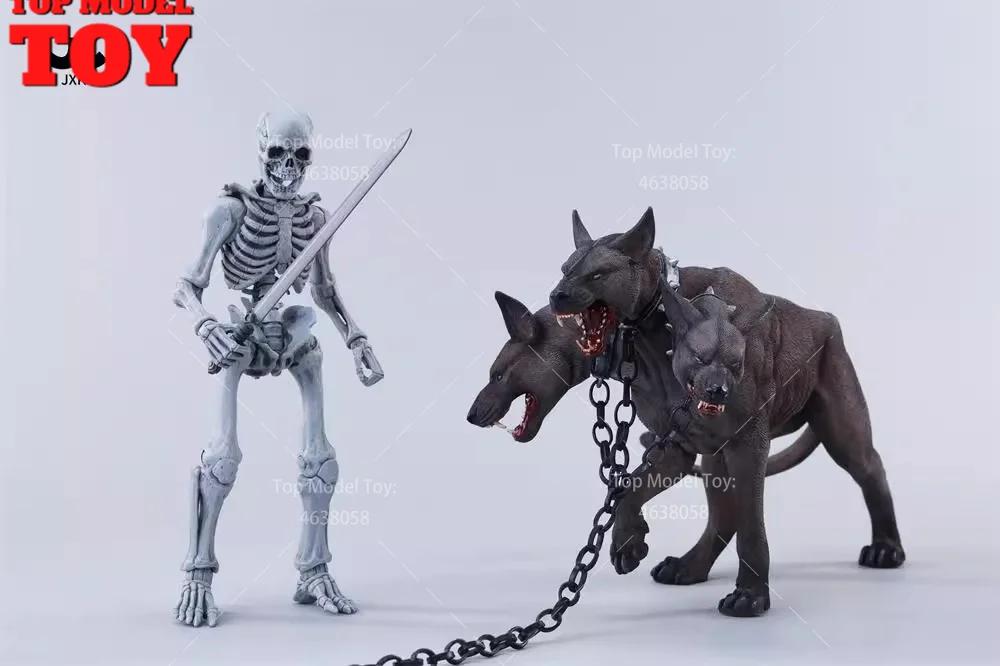 JXK JXK278 escala 1/6 infierno perro de tres cabezas modelo Animal accesorios de escencia para colección de muñecos de figuras de acción de soldado de 12"