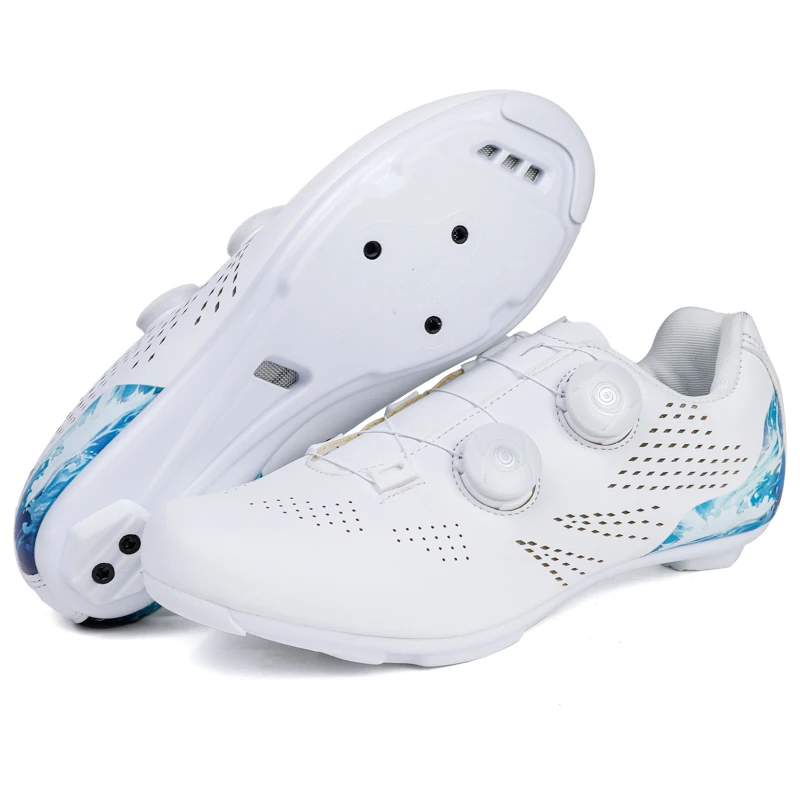 

Professioanal Road Cycling Sneaker Bike Shoes Rubber SPD MTB Sole Flat Racing Speed Trail Mountain Bicycle Footwear Pedal Sport