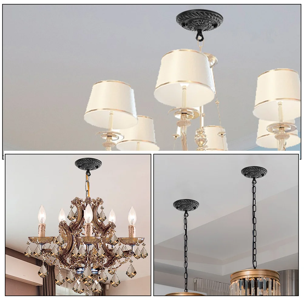 

2 комплекта подвесного светильника с навесом, винтажные аксессуары для потолочного светильника, уникальный внешний вид, отличная практичность, многоцелевой