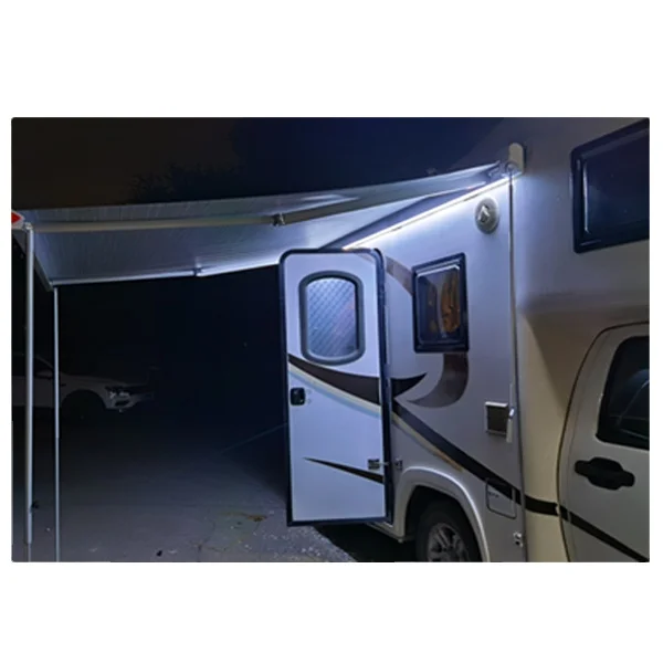 

Manual Camping RV Awning Retractable Aluminum Rv Exterior Accessories Camper Van Caravan Sun Shade