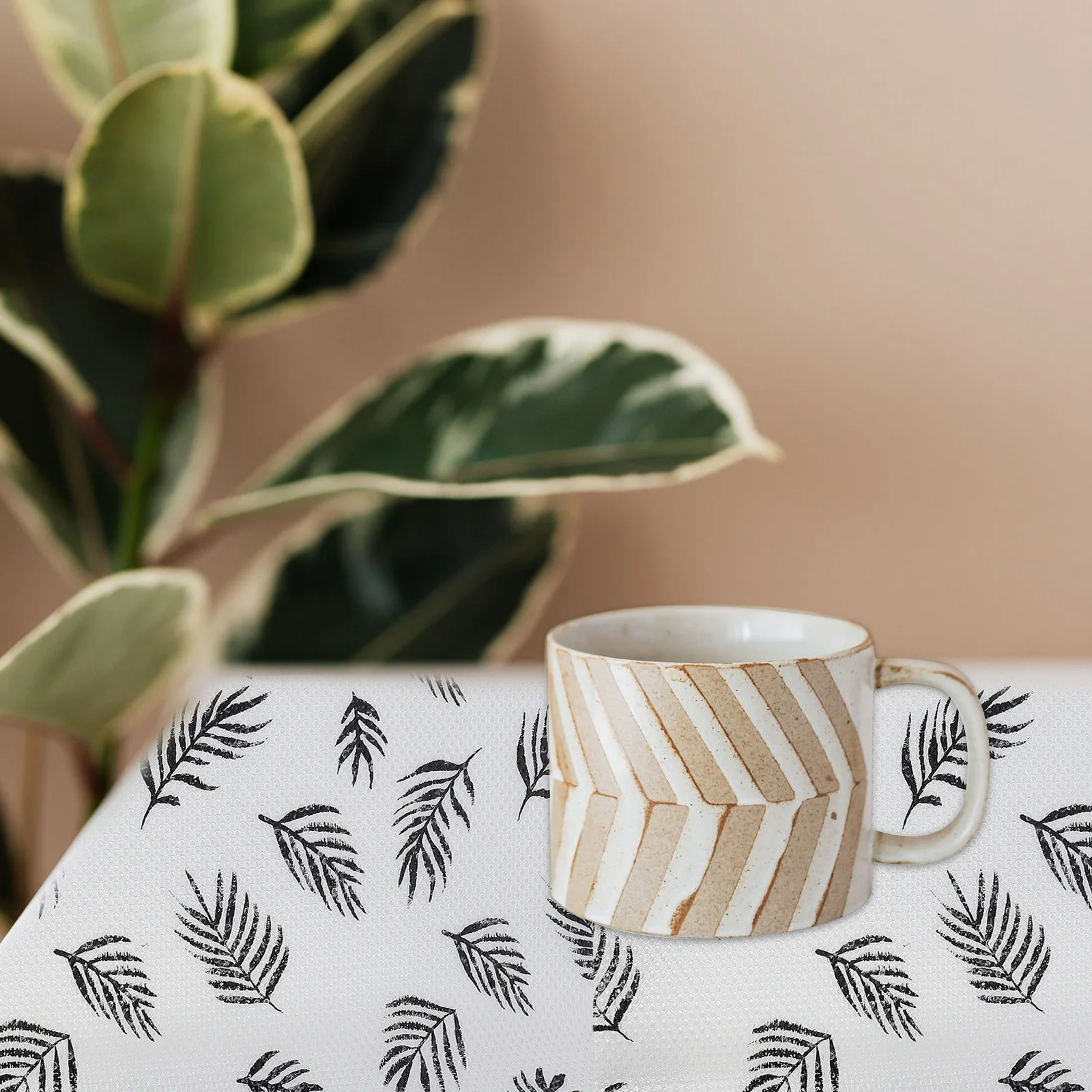 

1 pc Anti-Slip Moisture-Proof Cuttable Waterproof Pad For Kitchen Table Wardrobe Eva Printed Nonslip Flatware Mat Multipurpose