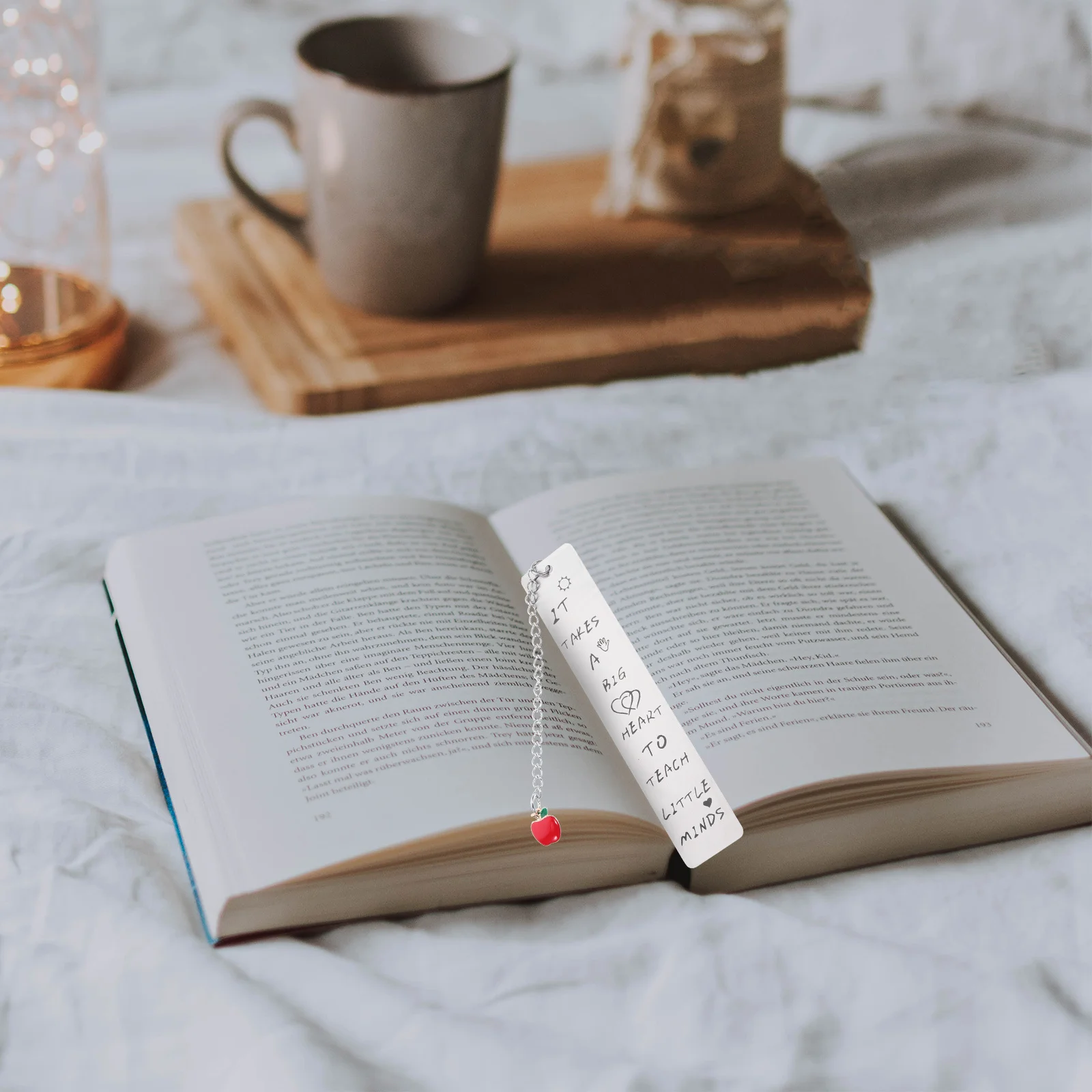 1Set Stainless Steel Bookmark Practical Decorative Page Marker for Study Reading Stationery Supplies Bookmark Page Marking Tool