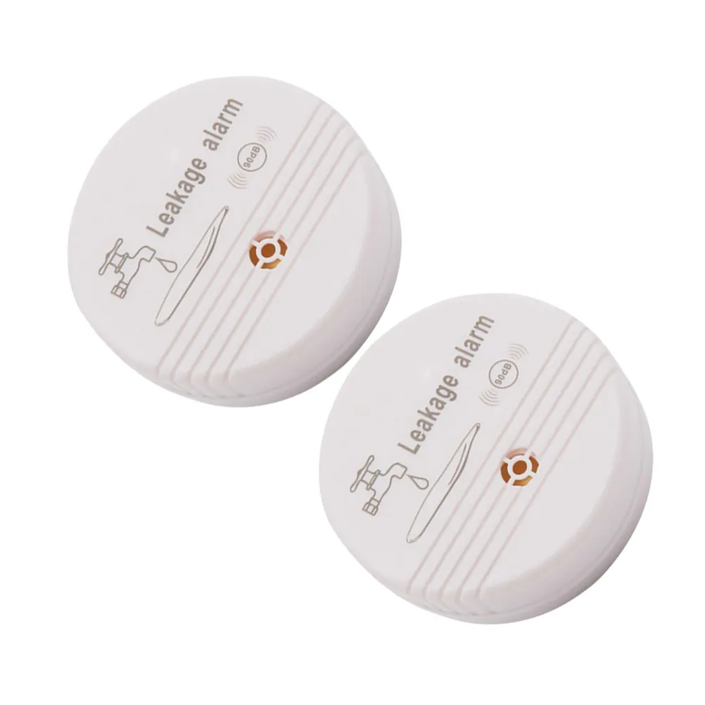 

Комплект из 2 датчиков протечки воды для дома: для прачечной, кухни, подвала. Громкий звуковой сигнал, предотвращение затоплений. Материал ABS.