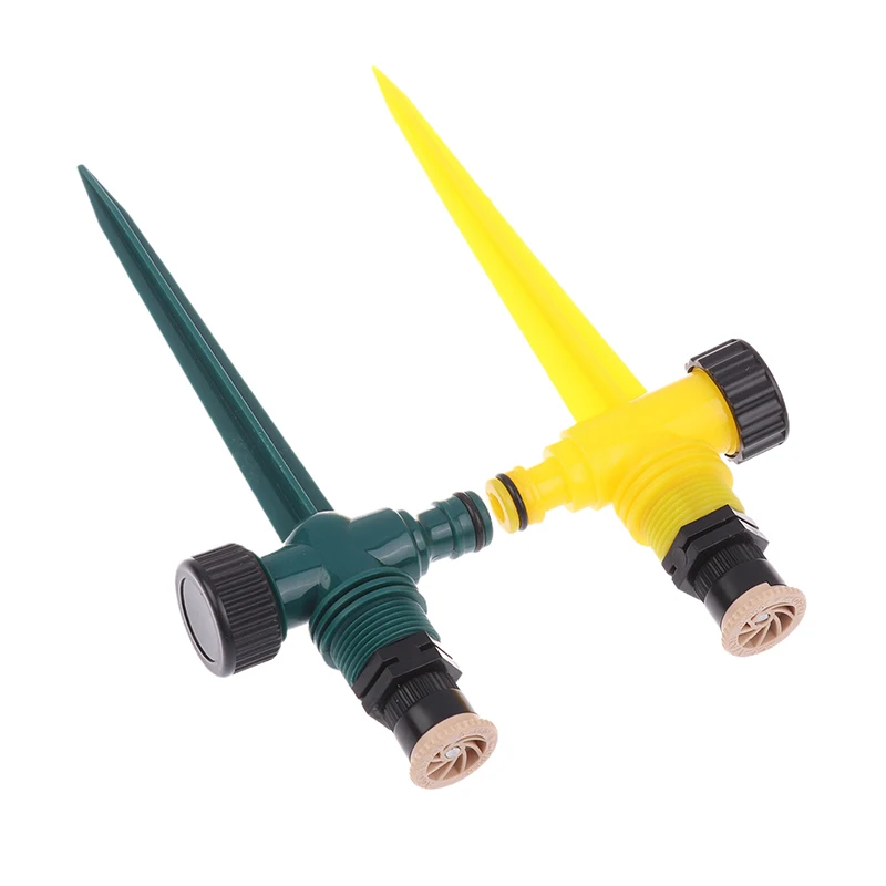 1 قطعة الرش الدوار التلقائي 360 °   رشاش حديقة أوتوماتيكي للدوران - مثالي للمروج والمزارع والدفيئات الزراعية