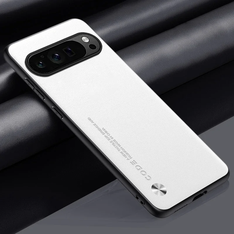 Luxuriöse Leder-Handyhülle für Google Pixel 10A 10 11 XL 9A 9 Pro 8Pro 7 6 Pro 8A 7A 5A 4 Schlichte Hautfreundliche Stoßfeste Weiche Rückseiten-Abdeckung