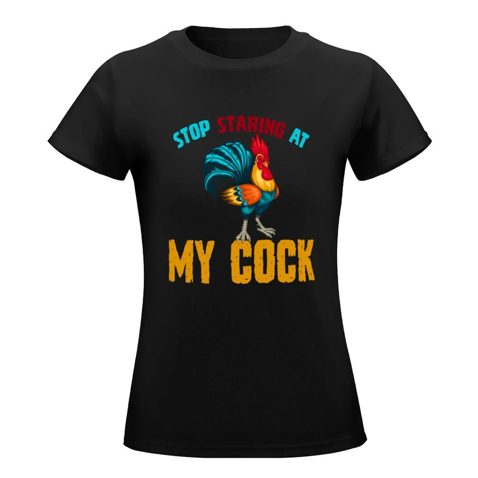 stop staring at my cock T-Shirt korean fashion Short sleeve tee aesthetic clothes designer clothes Women luxury