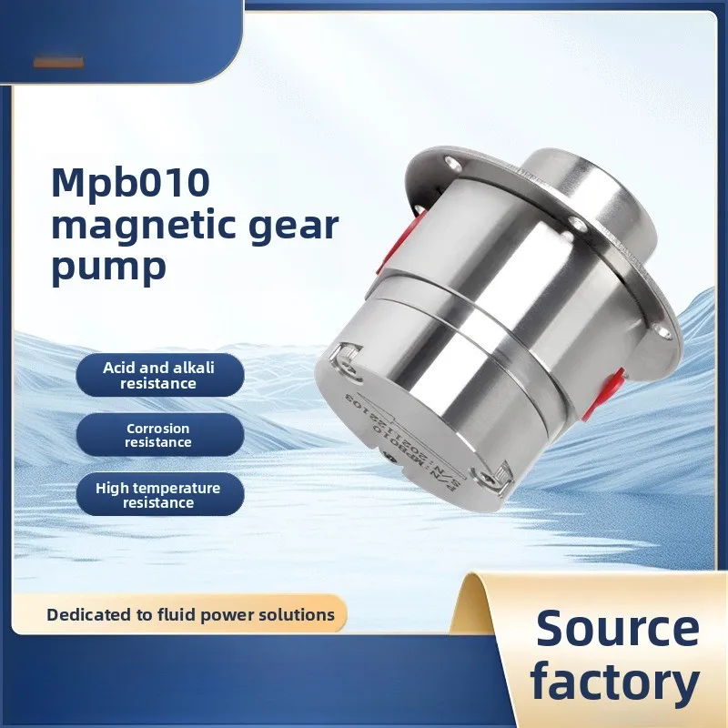 Micro Magnetic Gear Pump Stainless Steel High Pressure Large Flow High Precision Metering Pump Suitable for Coffee Makers