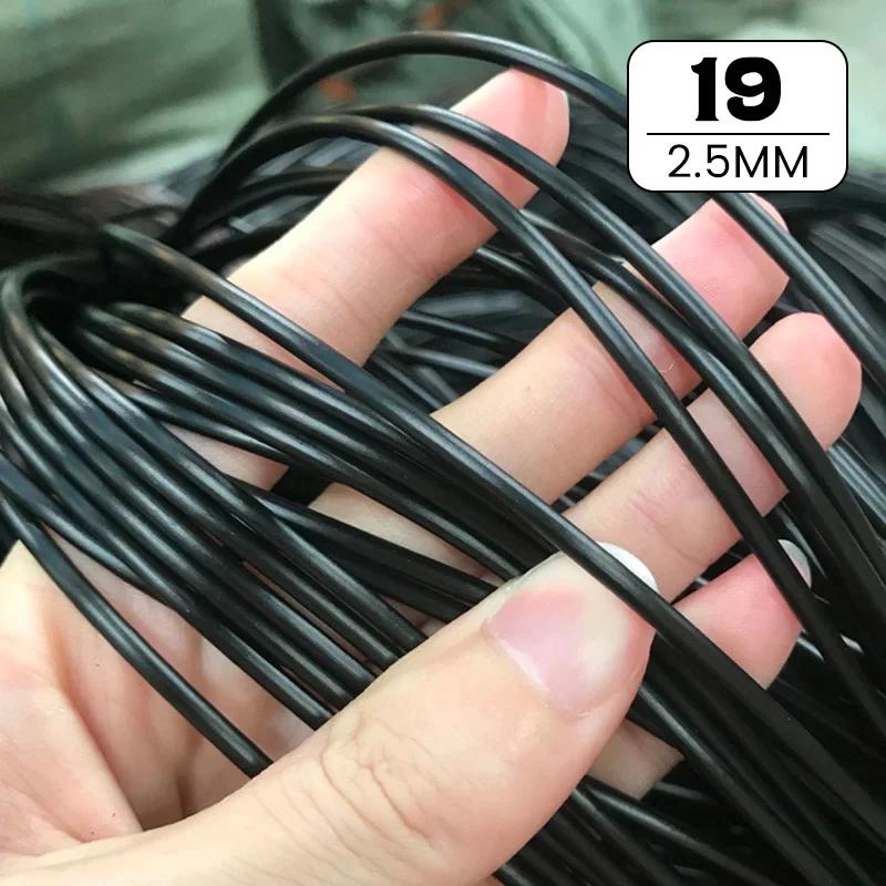 NONE 2,5/3 cm 500 g rundes Pe-Rattan-Kunststoff, synthetisches Rattan, Weben, Rohmaterial, Stricken, Möbel, Reparatur, Stuhl, Tisch, Aufbewahrungskorb, Werkzeug 8