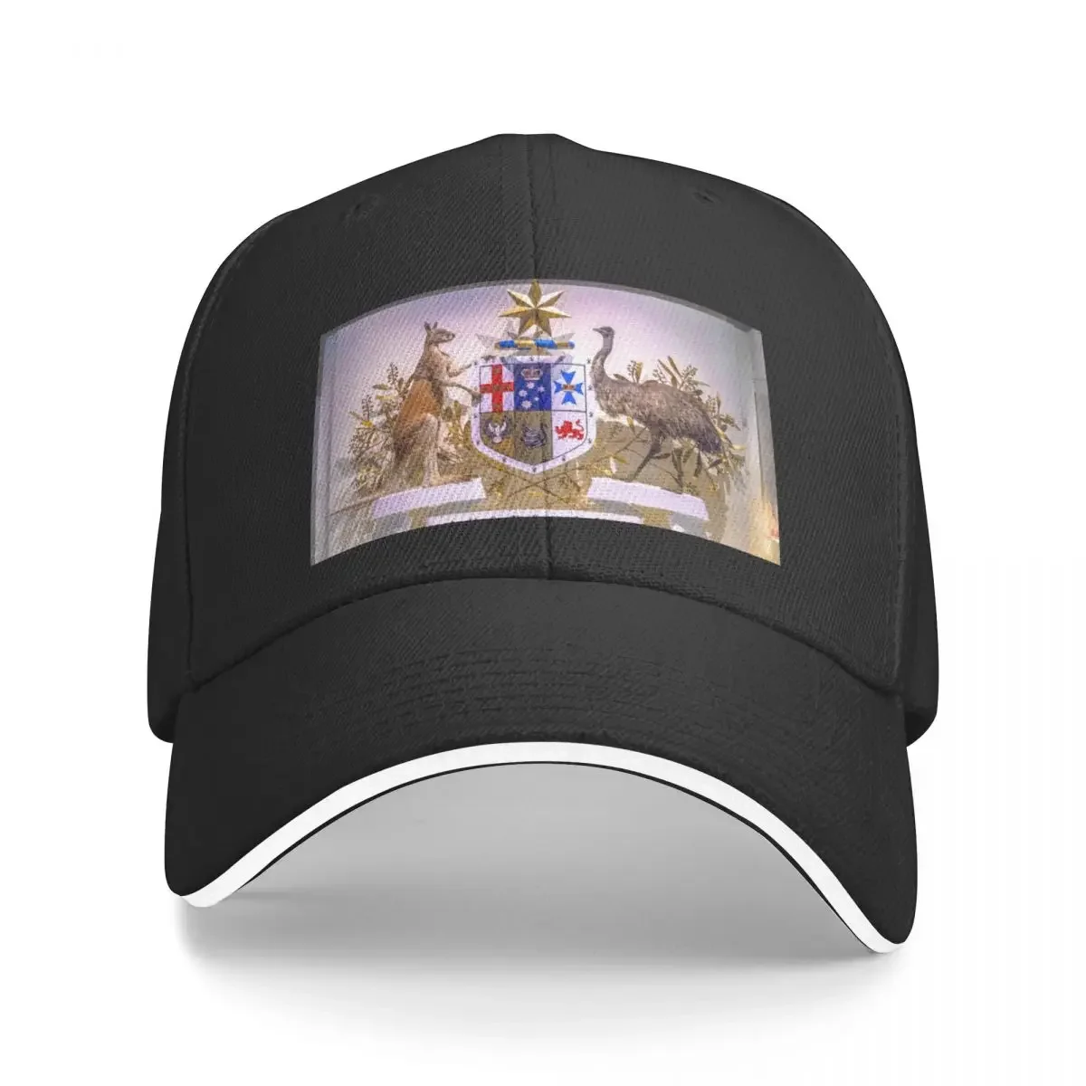 

Lifelike Australian Coat of Arms Baseball Cap birthday Sun Hat For Children Hats Man Women's