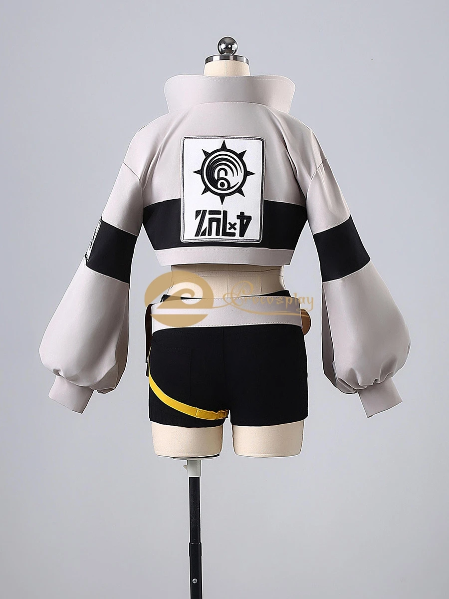 Costume da Donna Riyo Cosplay Anime Gachiakuta Uniforme da Mietitore Riyo per Halloween e Feste di Natale