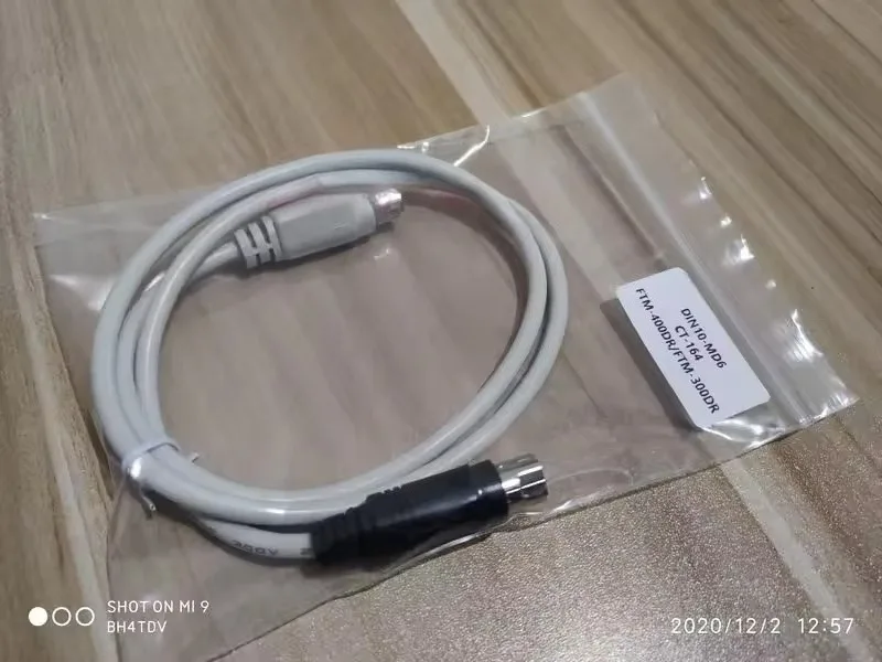 Suitable for CT-164 & FTM Series Radios! 10-Pin To 6-Pin Shielded Data Cable for CT-164, FTM-300DR, FTM-400DR, FTM-100DR