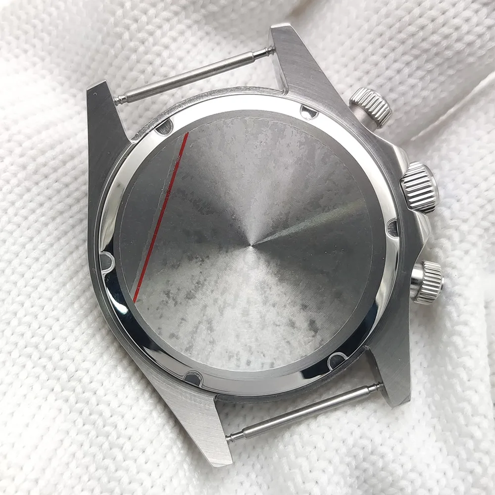 VK63 Case 40mm 4Colors Stainless Steel Case for VK63/64 Quartz Movement Watch Modification Parts che para relojes